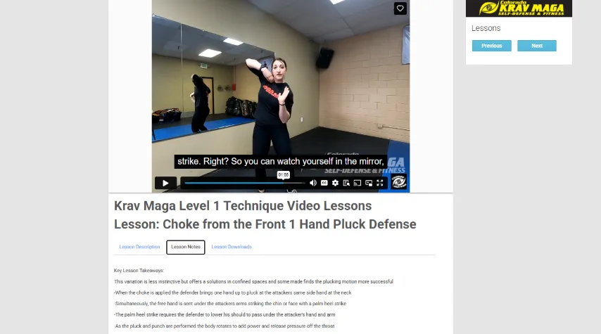 Krav Maga University Online — Technique breakdown