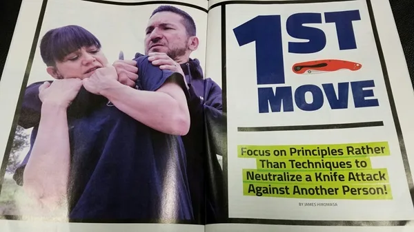 3rd Party Knife Defense (reprint from Black Belt Magazine article)